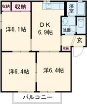 果楽苑 壱番館の間取り画像