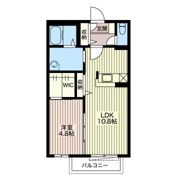 メビュースタウンVI Bの間取り画像