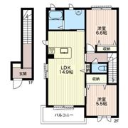 メビュースタウンV Cの間取り画像