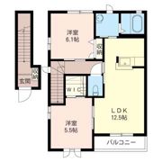 ブランシェ小山Cの間取り画像