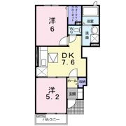 HAPPY LIFE 勝田Ⅰの間取り画像