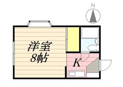 コーポホワイト砂山の間取り画像
