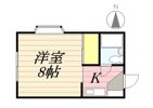 コーポホワイト砂山の間取り画像