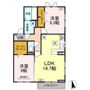 フランメゾンの間取り画像