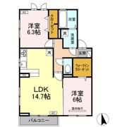 フランメゾンの間取り画像