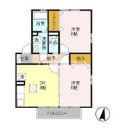 カハラ Bの間取り画像