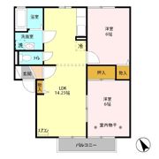 フラワーレジデンス北山 Fの間取り画像