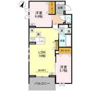 センカⅢの間取り画像