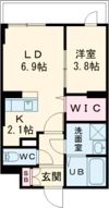 サザンクレスト高師浜の間取り画像