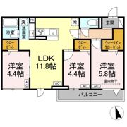 セレスティア東葛西 Ⅵの間取り画像