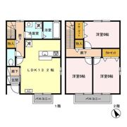 富樫ヴィヴレ Bの間取り画像