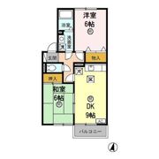 ルミエールシャトー Bの間取り画像