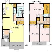 アロマコート Aの間取り画像