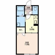 ミルキィウェイ Cの間取り画像