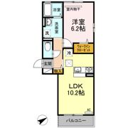 大供MOMOの間取り画像