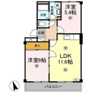 ニューエクセル三宅 Eの間取り画像