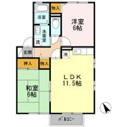 スターライト中央 B棟の間取り画像