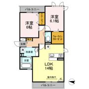 ヴィルヌーヴ アンの間取り画像