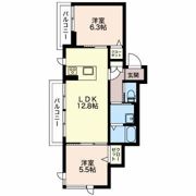 ベレオ女池の間取り画像