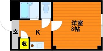 シャンテ後楽園の間取り画像