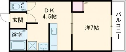 マンション東二見の間取り画像