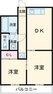 シェブー喜田村Ⅱの間取り画像
