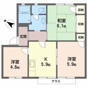 ファミールハイツ・フクダ?Aの間取り画像