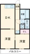 シェブー喜田村Ⅱの間取り画像
