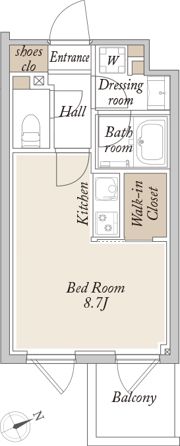 ORSUS新江古田の間取り画像