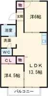 ウォーターバリーの間取り画像