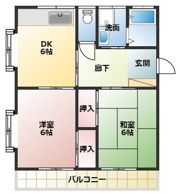 ブルーアイ羽尾の間取り画像
