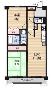 ファインビュー千葉の間取り画像