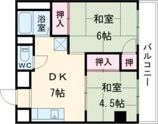 新栄マンションの間取り画像