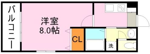 LEAD IN AIS鹿大前の間取り画像