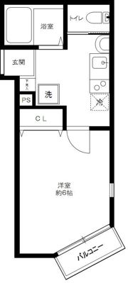キャメル谷塚Ⅴの間取り画像