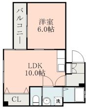 上之園ハイツの間取り画像