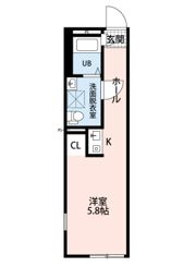 ルナソレイユ西谷の間取り画像