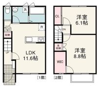 ナチューレ竜南 S棟の間取り画像