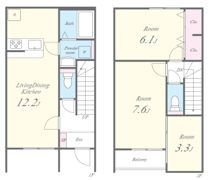 Miaouble（ミャウブル）の間取り画像