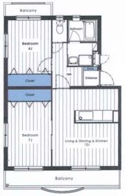 レジェン中島の間取り画像