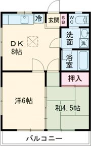 小野ハイツの間取り画像