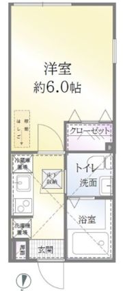 アザーレターコイズ府中本町の間取り画像