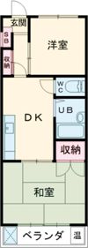 武蔵野ベルハイツ河辺の間取り画像