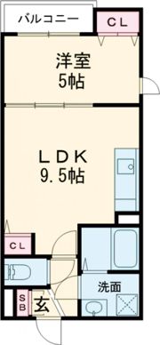クレアール茨木の間取り画像