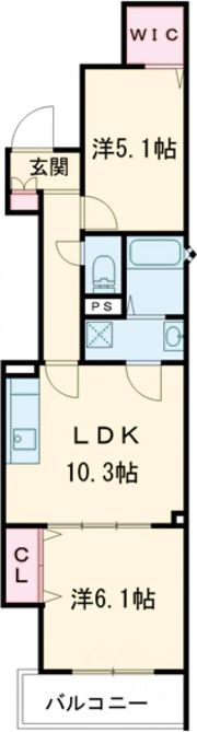 クリエオーレ天理の間取り画像