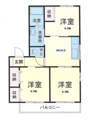 コンフォート大井の間取り画像