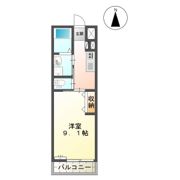 ネオスカイAの間取り画像