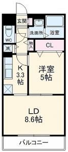 ベイサイドテラスの間取り画像