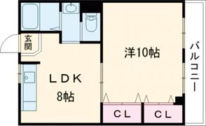 レオハイム津田Ⅰの間取り画像