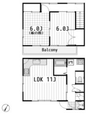 テラス染谷の間取り画像